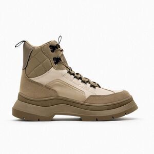 ZARA LACED ANKLE BOOTS Size 7.5